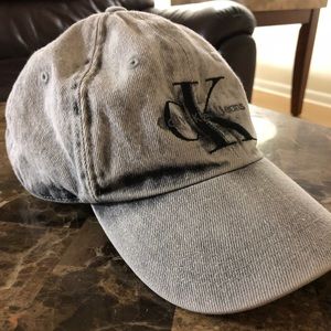 Calvin Klein Stonewashed Denim Hat